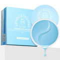 Under Eye Patches Masks - for Dark Circles, Puffy Eyes, Fine Lines, Wrinkles, Eye Bags Treatment with Collagen and Hyaluronic Acid,Firming & Cooling, Moisturizing and Hydrating (60 Pcs) Blue