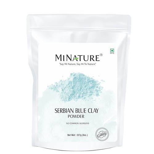 minature Serbian 227g (8oz) |Cambrian Clay for Face, Body & Hair Care|Face Masks & Hair Masks | Blue Powder
