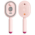 Rechargeable 3-in-1 Nano Mist Hair Brush with Detangling Comb