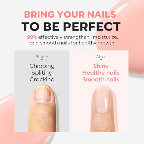 Modelones Nail Strengthener Polish for Damaged Nails