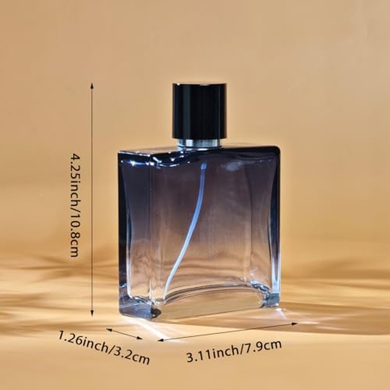 100ml Glass Perfume Spray Bottle with 3 Dispensers - Refillable