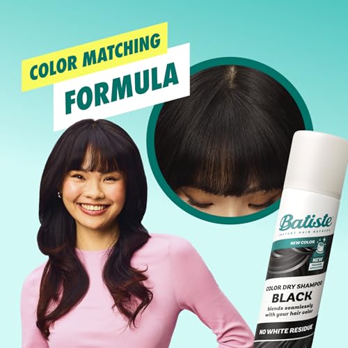 Batiste Color Dry Shampoo for Black Hair, 3.81 oz (Pack of 2)