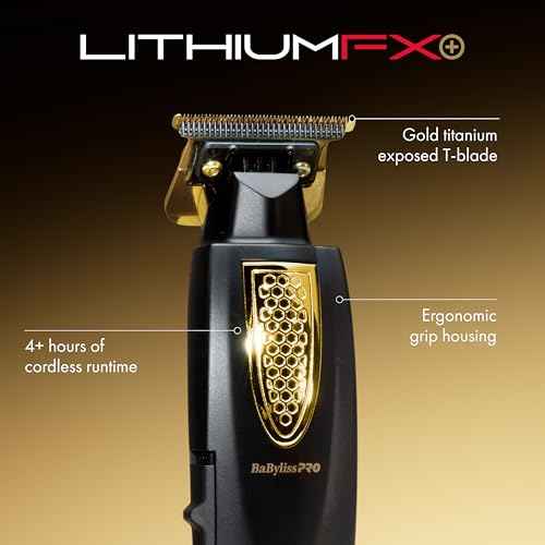 LithiumFX Cord/Cordless Lithium Ergonomic Hair Trimmers for Men