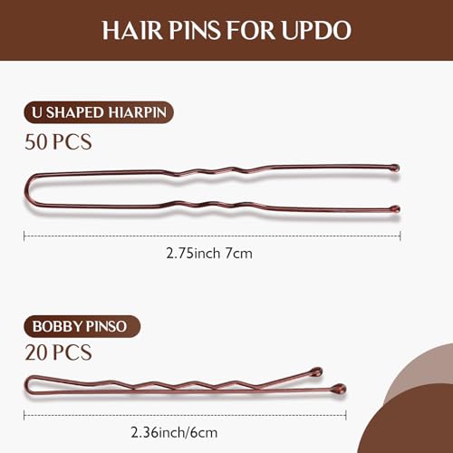 Dark Brown Hair Filler Sponge for Updos, 70 inches