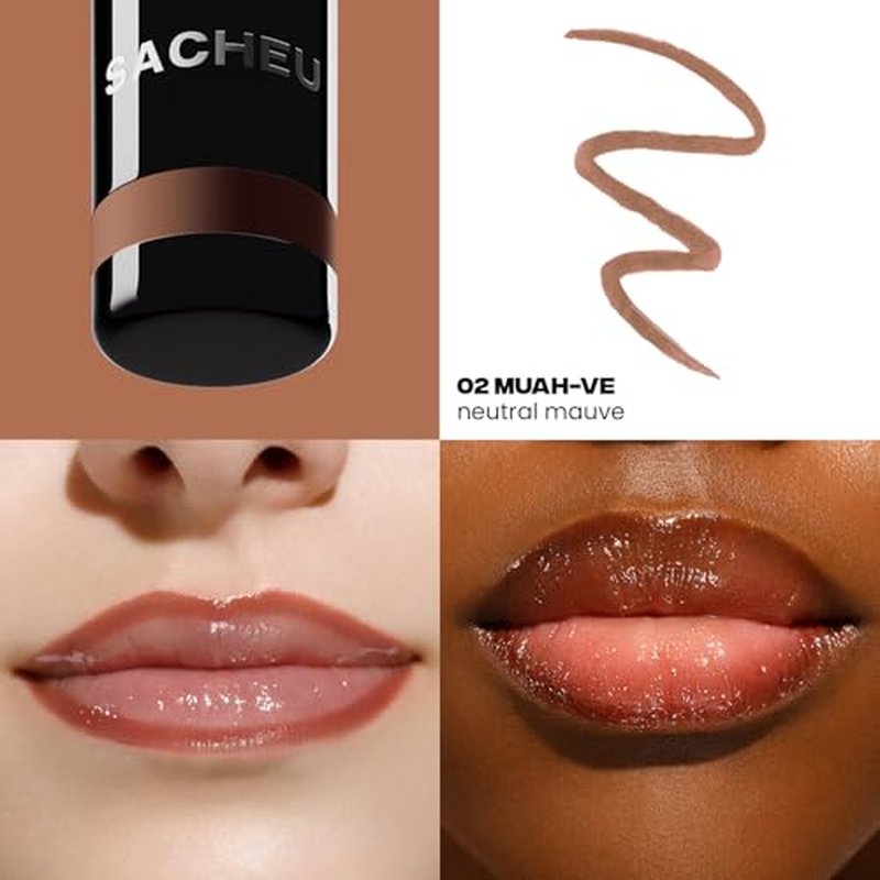 Sacheu Blushing MUAH-ve Makeup Bundle – Lip Liner, Elixir & Cheek
