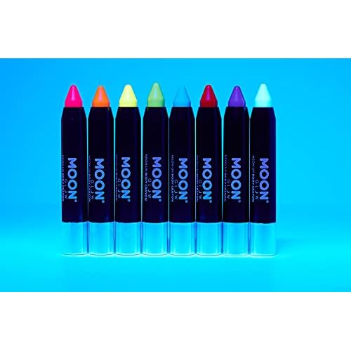Moon Glow - Neon UV Paint Stick Body Crayon for The Face & Body ? White