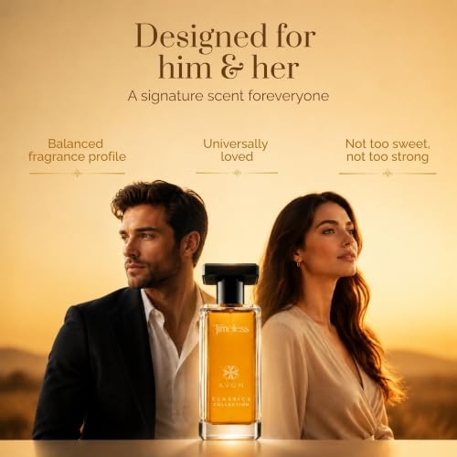 AVON Classics Timeless Cologne 1.7 oz – Unisex Floral Fragrance