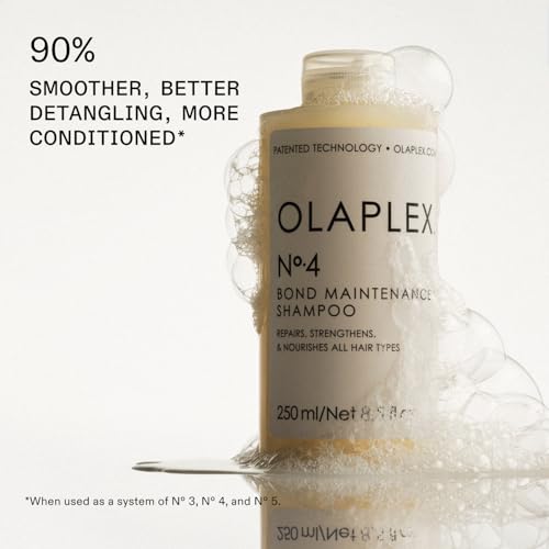 Olaplex Wash and Shine Hair Kit: No. 4, 5, 7, Shampoo & Conditioner Set | Cleanse, Hydrate, & Control Frizz Up to 72 Hours | Bonding Oil for Shine & Protect | For Coily, Curly, Straight, and Wavy