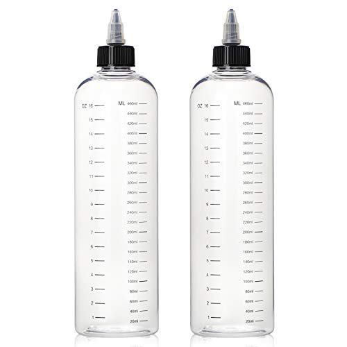 Segbeauty Hair Dye Bottle 16.9oz Twist-On Cap Applicator