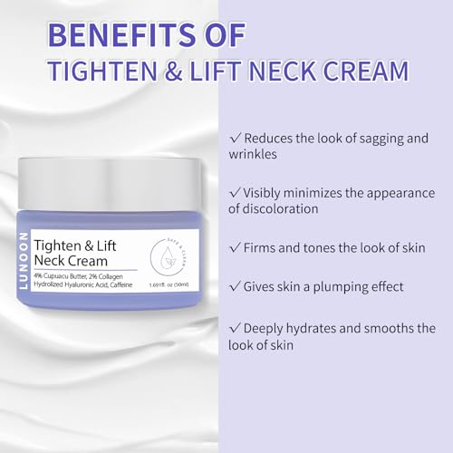 BEETUY Tighten and Lift Neck Cream, Hydrating Anti Wrinkles Tightening Sagging Skin Neck Tightening Cream. 50g (1 Pcs)