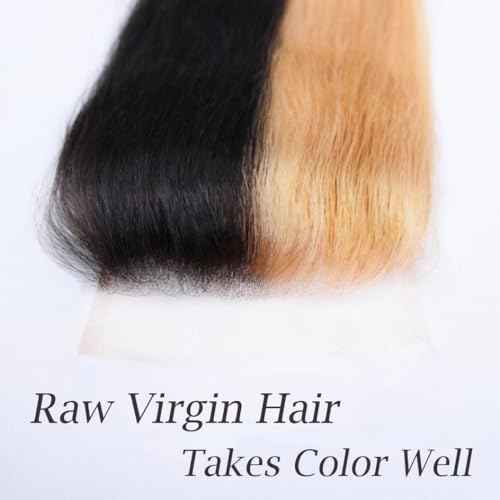 Knots Bleached CindiRiver 2x6 HD Lace Closure Deep Wave Virgin Human Hair With Invisible Real HD Lace, Natural Hairline, Skinlike Lace Frontal Closure Only