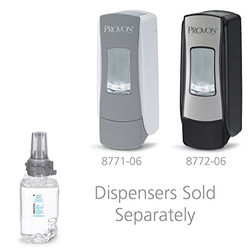 GOJO PROVON Clear & Mild Foam Handwash, Fragrance Free, EcoLogo Certified, 700 mL Foam Hand Soap Refill for PROVON ADX-7 Push-Style Dispenser (Pack of 4) - 8721-04
