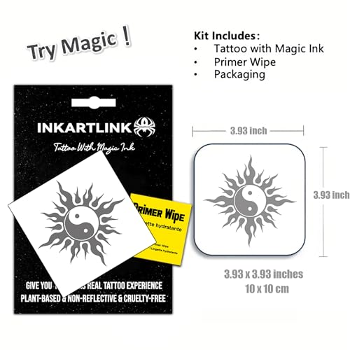INKARTLINK Semi-Permanent Tattoos, Waterproof, 7-14 Days