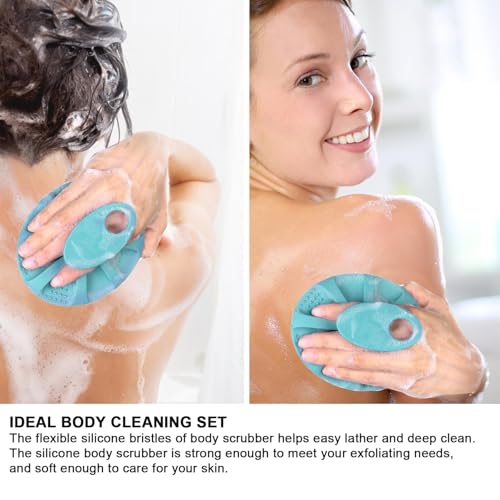 INNERNEED Silicone Body Brush - Gentle Exfoliating Scrubber