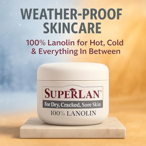 Lanolin Nipple Cream 1 Oz - 100% Organic Nipple Cream Lanolin - Body & Face Moisturizer for Eczema, Psoriasis & Severe Dry Skin - Ultra Hydrating & Soothing Skin Moisturizer for Hot & Cold Weather