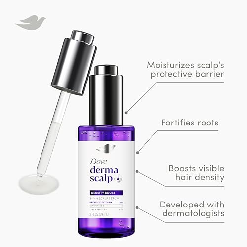 Dove Density Boost Scalp Serum 3-in-1 Hair Thinning Treatment 2oz