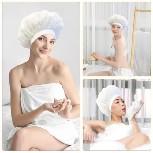 Curly Hair Bonnet 2-Pack – Mesh & Satin Sleep Cap
