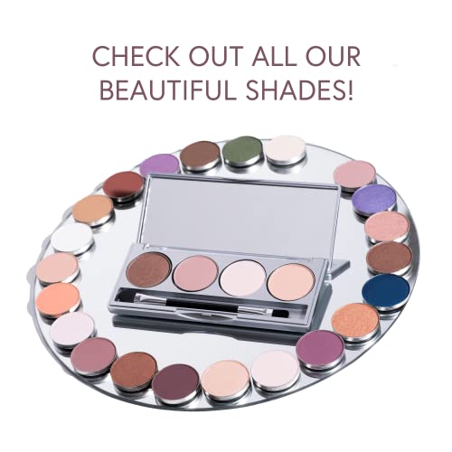 Honeybee Gardens Refillable Eyeshadow Quad Palette – Magnetic 26mm