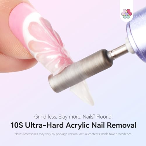 SAVILAND Purple Pro 50000RPM Electric Nail Drill for Acrylic Nails Fast Removal