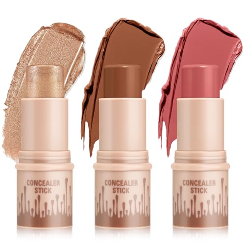 Boobeen 3-Stick Contour, Highlighter & Blush Set
