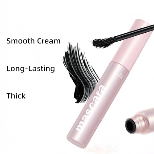Waterproof Mascara with Dual Brush for Sparse Lashes
