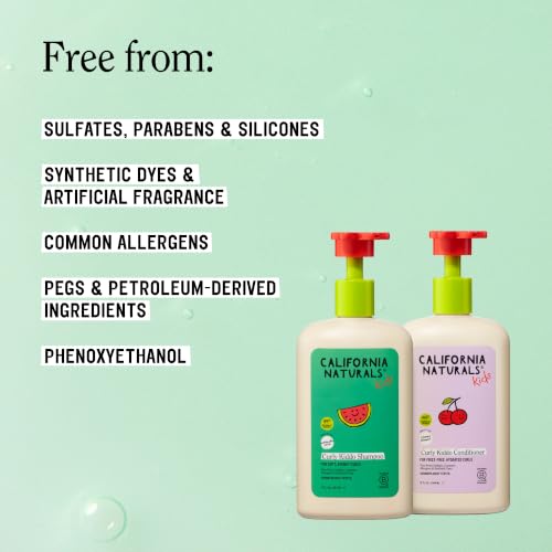 Curly Kiddo Shampoo & Conditioner Set for Kids - 12 oz