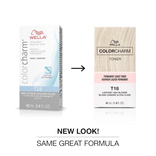 COLORCHARM Permanent Liquid Hair Toners | Neutralize Brass | Healthy-Looking Blondes Tones | Vegan & Free of Parabens