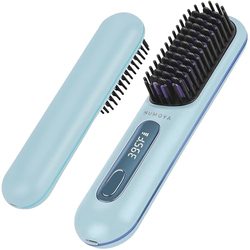 NUMOYA Go Brush Pro Cordless Hair Straightener for Travel