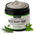Rosemary Mint Dead Sea Mud Mask ? Whipped Hydrating Clay Mask with Bentonite & Kaolin Clay, Gentle Pore Minimizer for Face, Non-Drying, 8 oz