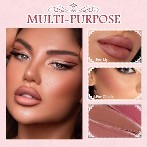 Strawberry Cream Cake Lip Tint Stain - Matte Mousse Lipstick