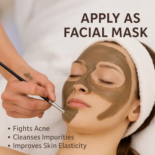 FERIHA Moroccan Rhassoul Bio Mineral Clay Powder ? Natural Face, Body & Hair Mask | Deep Cleansing, Revitalizes Skin & Enhances Elasticity | 200g / 7oz
