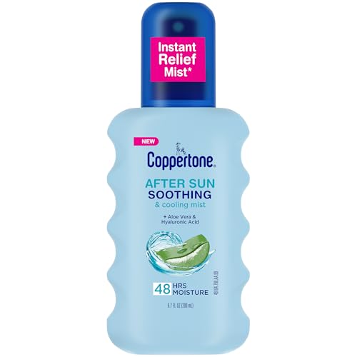 Coppertone After Sun Mist 6.7 oz - Cooling Hydration with Aloe Vera
