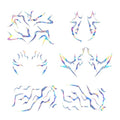 Temporary Tattoo Stickers - Waterproof Laser Heat-Transfer Body Art