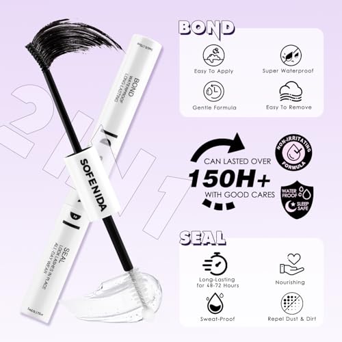 SOFENIDA Wispy Lash Clusters Kit 10-18mm DIY Extensions