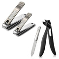 BEZOX Nail Clippers with Catcher for Seniors for Thick Nails, Fingernail and Toenail Clippers