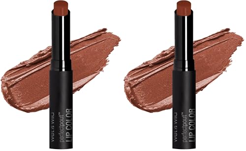 wet n wild Perfect Pout Lipstick - Fall Red (Pack of 2)
