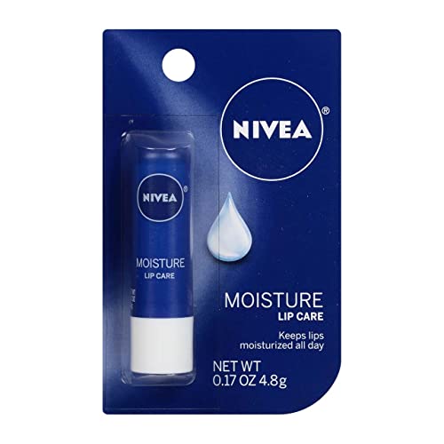 NIVEA A Kiss of Moisture Essential Lip Care, 0.17 oz, 4-Pack