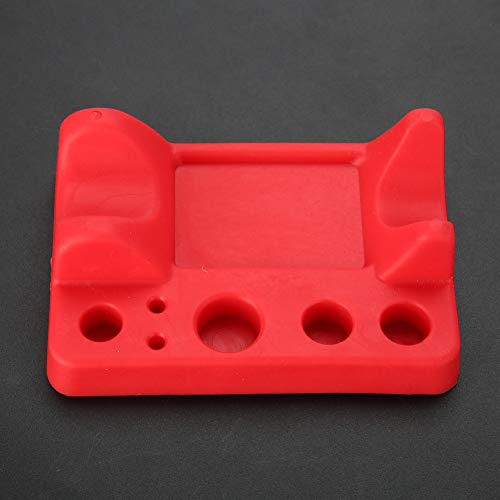 Red Silicone Tattoo Ink Cup Holder Stand 9x6.5cm