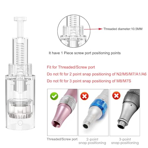 10pcs 12-Pin 0.25mm Microneedling Pen Cartridges