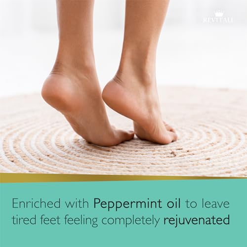 REVITALE Peppermint & Pumice Foot Scrub Soap - Exfoliating Foot Bar