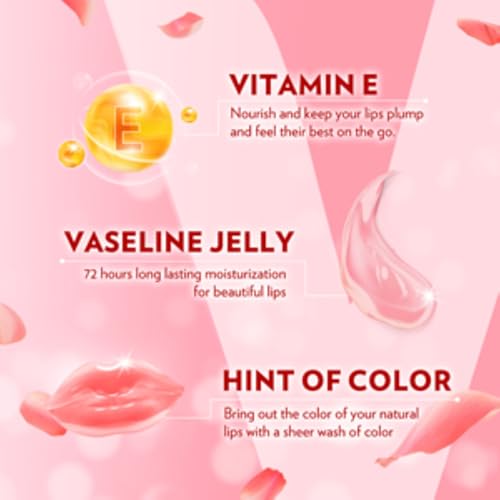 Vaseline Lip Therapy Lip Balm Mini, Rosy, 0.25 oz