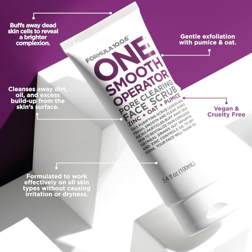 Formula 10.0.6 One Smooth Operator Pore Clearing Face Scrub 3.4oz