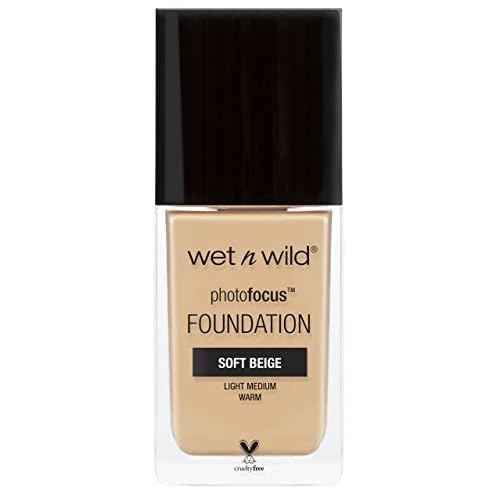 wet n wild Photo Focus Matte Liquid Foundation Soft Beige, Vegan & Cruelty-Free