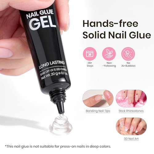 Beetles Gel Polish Tipex Nail Tips Kit 224 Pieces, 16 Sizes for Durable Manicures