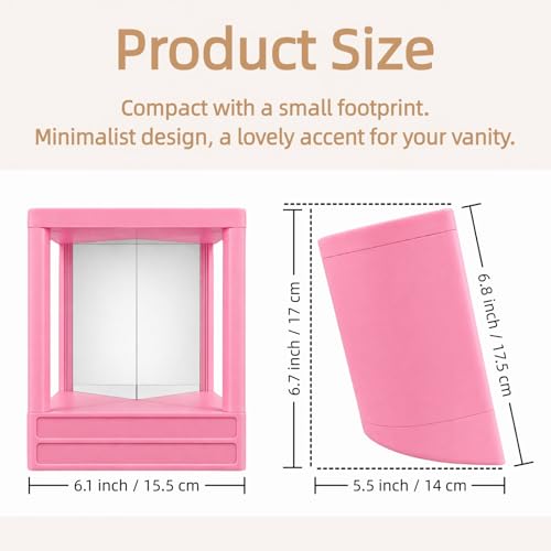 Non-Reversing Mirror - True Image Tabletop Makeup Mirror