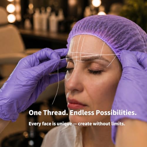 Ink Permanent White Brow Mapping String | 100 ft Pre-Inked