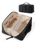 BAGSMART Women's Puffy Travel Makeup Bag, Water Resistant