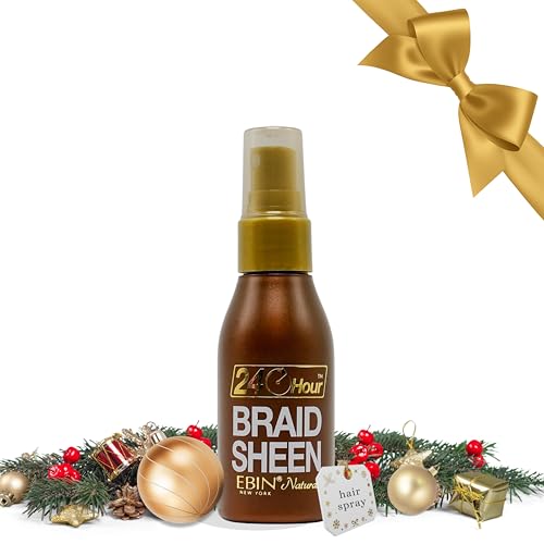 EBIN NEW YORK 24 Hour Braid Sheen Spray – Argan Oil Scalp Moisturizer, 2 fl oz