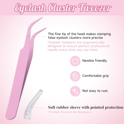 Mayhug 4-in-1 Lash Bond and Seal Kit with Remover & Tweezers