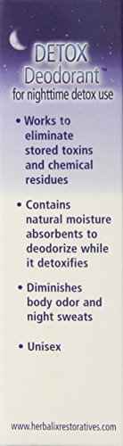 Herbalix Restoratives Nighttime Detox Cleansing Deodorant, 2.5 Ounce